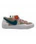中古・古着 NIKE (ナイキ) sacai (サカイ) ローカットスニーカー グレー×ピンク サイズ:28.5：7000円