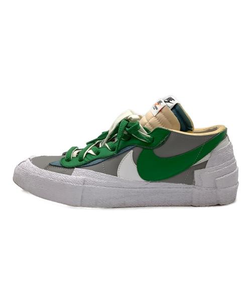 NIKE（ナイキ）NIKE (ナイキ) sacai (サカイ) ローカットスニーカー グレー×グリーン サイズ:29の古着・服飾アイテム
