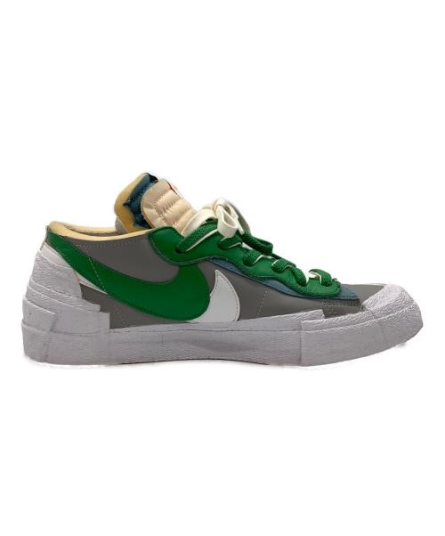 NIKE（ナイキ）NIKE (ナイキ) sacai (サカイ) ローカットスニーカー グレー×グリーン サイズ:29の古着・服飾アイテム