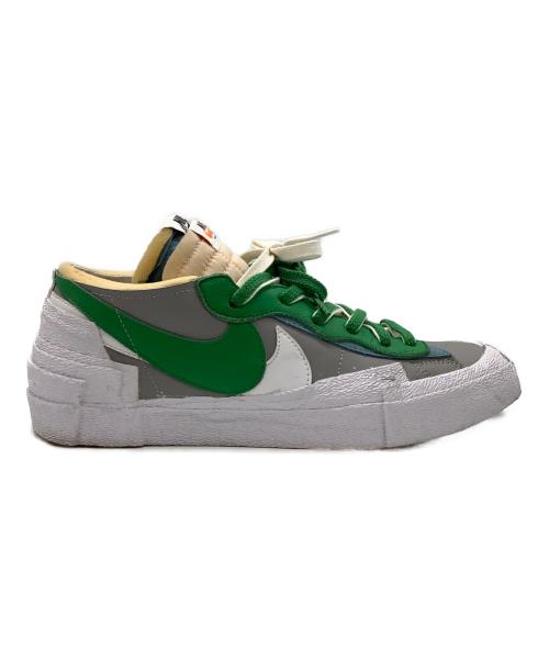 NIKE（ナイキ）NIKE (ナイキ) sacai (サカイ) ローカットスニーカー グレー×グリーン サイズ:29の古着・服飾アイテム