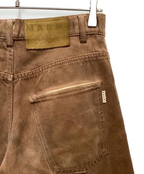 MARNI（マルニ）MARNI (マルニ) 2022FW RIPPED HEM TROUSERS ブラウン サイズ:30の古着・服飾アイテム