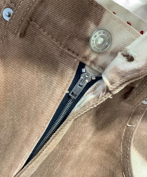 MARNI（マルニ）MARNI (マルニ) 2022FW RIPPED HEM TROUSERS ブラウン サイズ:30の古着・服飾アイテム