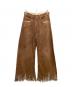 MARNI（マルニ）の古着「2022FW RIPPED HEM TROUSERS」｜ブラウン