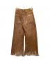 MARNI (マルニ) 2022FW RIPPED HEM TROUSERS ブラウン サイズ:30：25000円