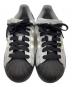 adidas (アディダス) ローカットスニーカー ホワイト×ブラック サイズ:26.5：7000円