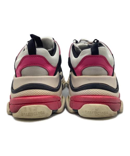 BALENCIAGA（バレンシアガ）BALENCIAGA (バレンシアガ) triple S ホワイト×ピンク サイズ:26の古着・服飾アイテム