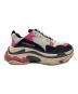 中古・古着 BALENCIAGA (バレンシアガ) triple S ホワイト×ピンク サイズ:26：18000円