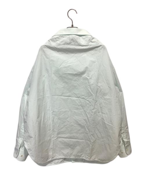 BALENCIAGA（バレンシアガ）BALENCIAGA (バレンシアガ) ピンチドカラーシャツ ミントグリーン サイズ:36の古着・服飾アイテム