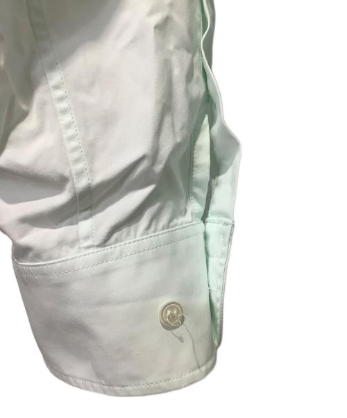 BALENCIAGA（バレンシアガ）BALENCIAGA (バレンシアガ) ピンチドカラーシャツ ミントグリーン サイズ:36の古着・服飾アイテム