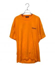 BALENCIAGA（バレンシアガ）の古着「SPEEDHUNTER プリント ダブルヘム Tシャツ」｜オレンジ
