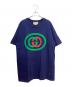GUCCI（グッチ）の古着「インターロッキング Tシャツ」｜ネイビー