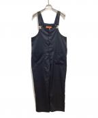 UNIVERSAL OVERALL×Curensologyユニバーサルオーバーオール×カレンソロジー）の古着「サテンオーバーオール」｜ブラック