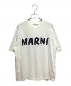 MARNIマルニ）の古着「レタリング ロゴ Tシャツ」｜ホワイト