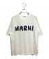 MARNI（マルニ）の古着「レタリング ロゴ Tシャツ」｜ホワイト