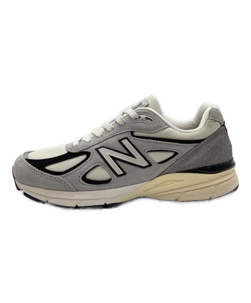 NEW BALANCE（ニューバランス）NEW BALANCE (ニューバランス) 990V4 グレー×ホワイト サイズ:25.5の古着・服飾アイテム