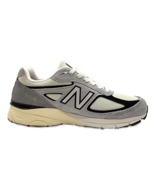 NEW BALANCE（ニューバランス）NEW BALANCE (ニューバランス) 990V4 グレー×ホワイト サイズ:25.5の古着・服飾アイテム