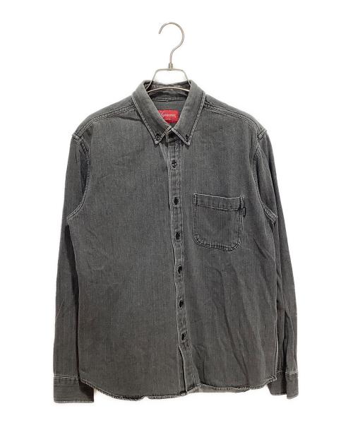 SUPREME（シュプリーム）Supreme (シュプリーム) HBT BD SHIRT グレー サイズ:Sの古着・服飾アイテム