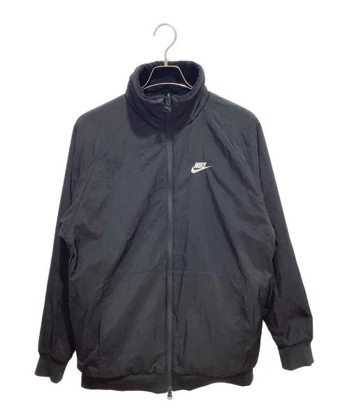 NIKE（ナイキ）NIKE (ナイキ) リバーシブルボアフリースジャケット ブラック×ホワイト サイズ:Lの古着・服飾アイテム