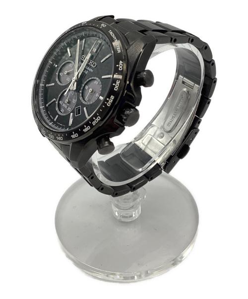 SEIKO（セイコー）SEIKO (セイコー) セイコーセレクション Sシリーズ クロノグラフ ブラックの古着・服飾アイテム