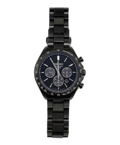 SEIKO（セイコー）SEIKO (セイコー) セイコーセレクション Sシリーズ クロノグラフ ブラックの古着・服飾アイテム