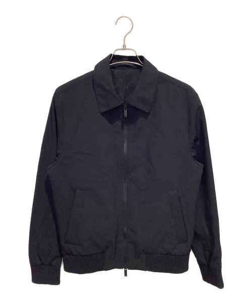 HUGO BOSS（ヒューゴ ボス）HUGO BOSS (ヒューゴ ボス) ジップアップブルゾン ブラック サイズ:44の古着・服飾アイテム