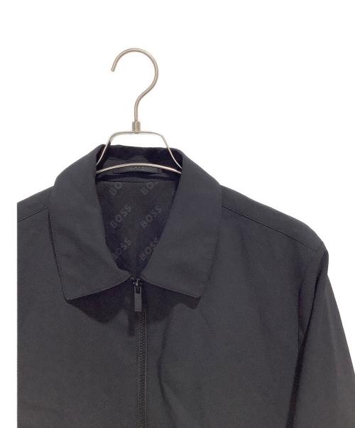 HUGO BOSS（ヒューゴ ボス）HUGO BOSS (ヒューゴ ボス) ジップアップブルゾン ブラック サイズ:44の古着・服飾アイテム