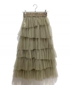 中古・古着通販】Ameri (アメリ) MEDI LAYERED SUSPENDER I LINE SKIRT