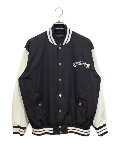 CRONOS（クロノス）CRONOS (クロノス) スタジャン ブラック×ホワイト サイズ:Mの古着・服飾アイテム
