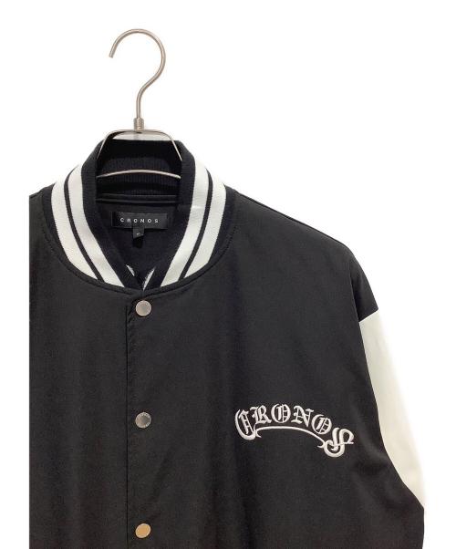 CRONOS（クロノス）CRONOS (クロノス) スタジャン ブラック×ホワイト サイズ:Mの古着・服飾アイテム