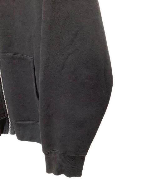 SUPREME（シュプリーム）Supreme (シュプリーム) Contrast Zip Up Hooded Sweatshirt ブラック×レッド サイズ:Lの古着・服飾アイテム
