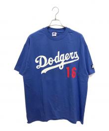 STARTER（スターター）の古着「90s ロサンゼルス・ドジャース 野茂英雄 Tシャツ」｜ブルー