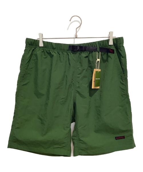 GRAMICCI（グラミチ）GRAMICCI (グラミチ) FREAK'S STORE (フリークスストア) 別注Shell Packable Shorts グリーン サイズ:XL 未使用品の古着・服飾アイテム