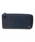 PORTERポーター）の古着「CURRENT LONG WALLET」｜ネイビー