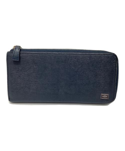 PORTER（ポーター）PORTER (ポーター) CURRENT LONG WALLET ネイビーの古着・服飾アイテム