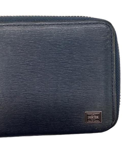 PORTER（ポーター）PORTER (ポーター) CURRENT LONG WALLET ネイビーの古着・服飾アイテム