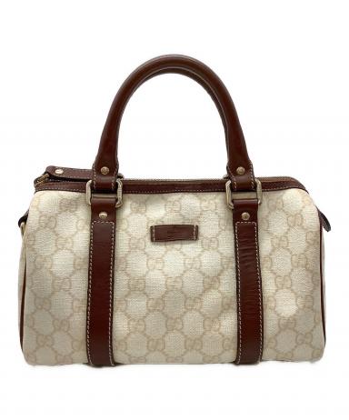 中古・古着通販】GUCCI (グッチ) GGスプリーム ミニボストンバッグ