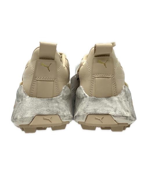 PUMA（プーマ）PUMA (プーマ) emmi (エミ) ローカットスニーカー タグ付き ベージュ サイズ:24の古着・服飾アイテム