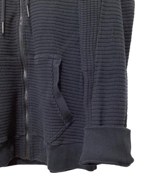 DIESEL（ディーゼル）DIESEL (ディーゼル) サーマル ジップパーカー ネイビー サイズ:Lの古着・服飾アイテム