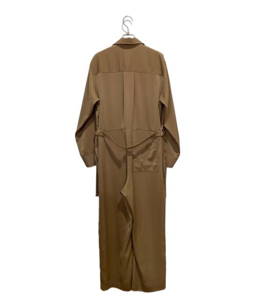 Spick and Span（スピック＆スパン）Spick and Span (スピック＆スパン) サテンジャンプスーツ ベージュ サイズ:36 未使用品の古着・服飾アイテム
