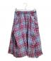Vivienne Westwood RED LABEL (ヴィヴィアンウエストウッドレッドレーベル) イージースカート ブルー×レッド サイズ:M：13000円