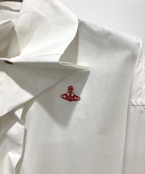 Vivienne Westwood RED LABEL（ヴィヴィアンウエストウッドレッドレーベル）Vivienne Westwood RED LABEL (ヴィヴィアンウエストウッドレッドレーベル) オーガニックコットンタイプライターピアノシャツ ホワイト サイズ:00の古着・服飾アイテム