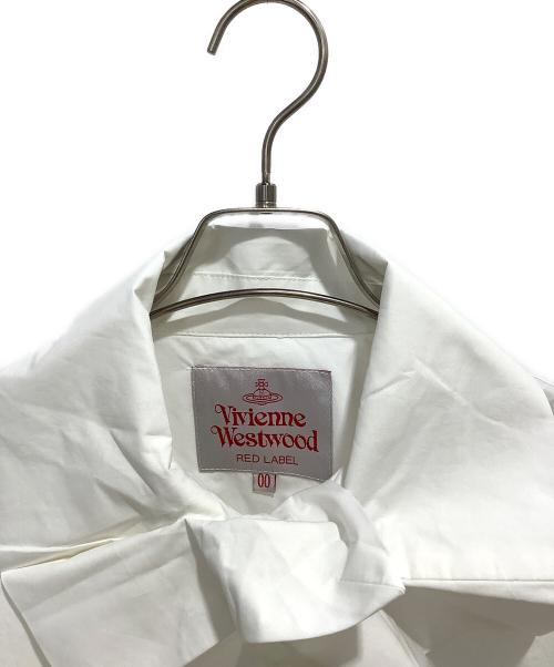 Vivienne Westwood RED LABEL（ヴィヴィアンウエストウッドレッドレーベル）Vivienne Westwood RED LABEL (ヴィヴィアンウエストウッドレッドレーベル) オーガニックコットンタイプライターピアノシャツ ホワイト サイズ:00の古着・服飾アイテム