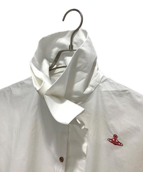 Vivienne Westwood RED LABEL（ヴィヴィアンウエストウッドレッドレーベル）Vivienne Westwood RED LABEL (ヴィヴィアンウエストウッドレッドレーベル) オーガニックコットンタイプライターピアノシャツ ホワイト サイズ:00の古着・服飾アイテム