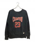 Champion×MONKEY TIMEチャンピオン×モンキータイム）の古着「REVERSE WEAVE クルーネックスウェット」｜ブラック