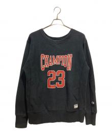 Champion×MONKEY TIME（チャンピオン×モンキータイム）の古着「REVERSE WEAVE クルーネックスウェット」｜ブラック