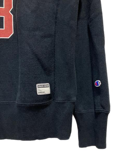 Champion（チャンピオン）Champion (チャンピオン) MONKEY TIME (モンキータイム) REVERSE WEAVE クルーネックスウェット ブラック サイズ:Lの古着・服飾アイテム