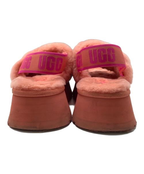 UGG（アグ）UGG (アグ) ディスコ スライド ピンク サイズ:22の古着・服飾アイテム