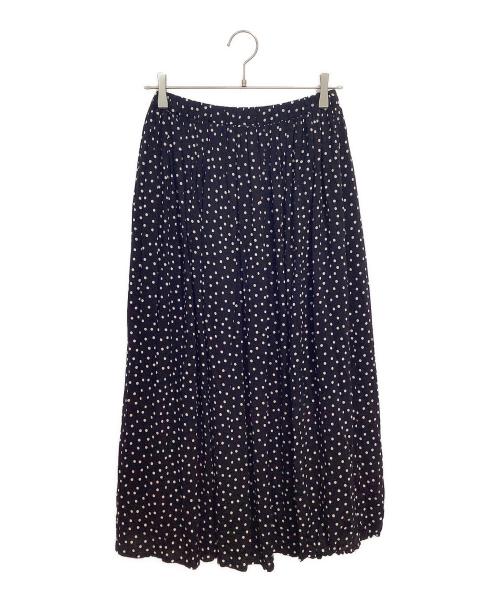 URBAN RESEARCH（アーバンリサーチ）URBAN RESEARCH (アーバンリサーチ) かぐれ (カグレ) ドットギャザースカート ブラック サイズ:Freeの古着・服飾アイテム