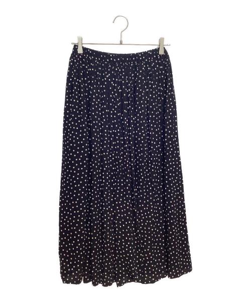 URBAN RESEARCH（アーバンリサーチ）URBAN RESEARCH (アーバンリサーチ) かぐれ (カグレ) ドットギャザースカート ブラック サイズ:Freeの古着・服飾アイテム