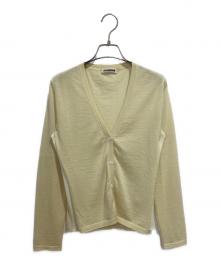 JIL SANDER（ジルサンダー）の古着「カシミヤブレンド カーディガン」｜イエロー